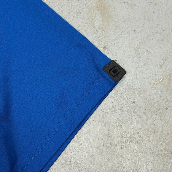 OGIO Golf Short Sleeve Polo Shirt Stretch Blue Medium - Picture 5 of 7